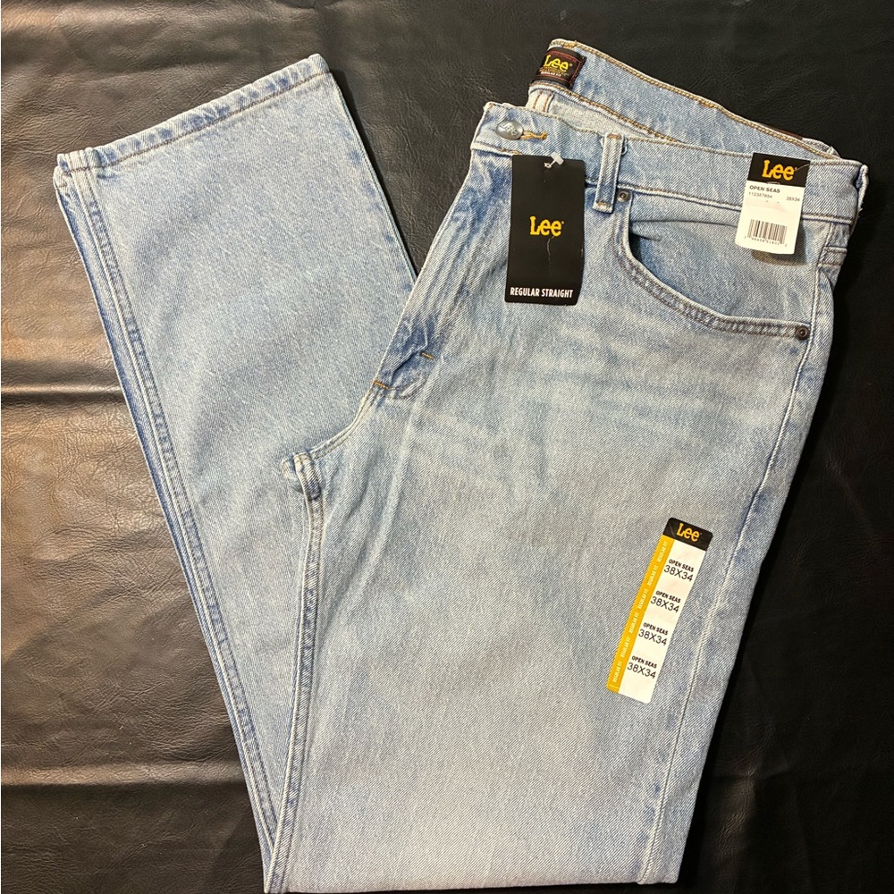 Lee Legendary Regular Straight Jean Open Seas 112357654 Size 38X34